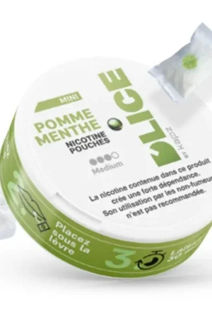 Authentique Sachets Nicotinés Pomme Menthe - D'lice by Kapz