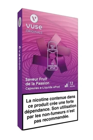 Cartouches Fruit de la Passion - Vuse Satisfait Ou Remboursé