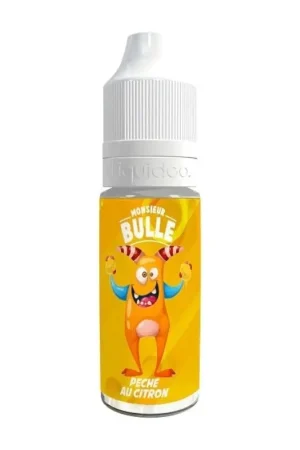Authentique Pêche Citron 10 ml - Liquideo Monsieur Bulle