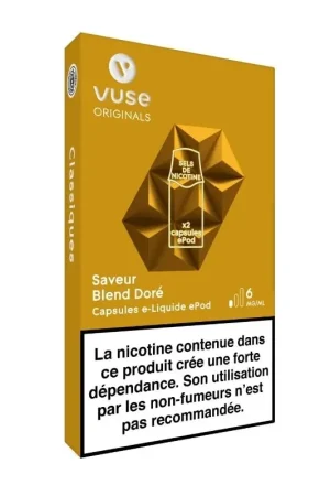 Cartouches Blend Doré - Vuse Prix Promo