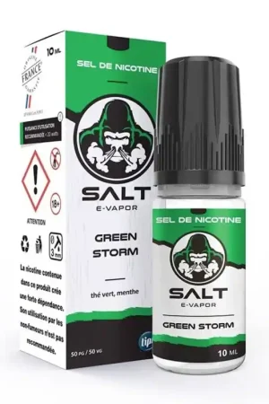 Satisfait Ou Remboursé Green Storm sel de nicotine 10 ml -Salt E-Vapor