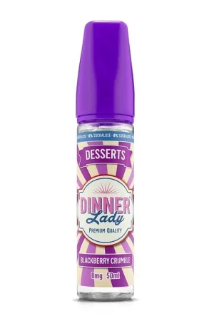 Livraison Gratuite Blackberry Crumble 50 ml - Dinner Lady