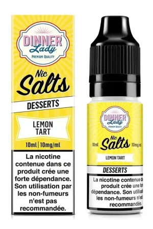 Solde Lemon Tart 10 ml - Sel de Nicotine - Dinner Lady