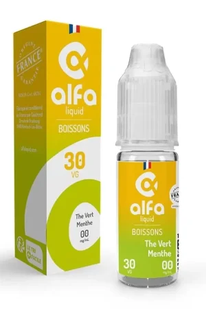 Thé Vert Menthe 70/30 10 ml - Alfaliquid Quantité Limitée